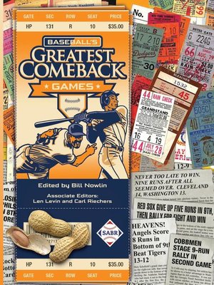 cover image of Baseball's Greatest Comeback Games